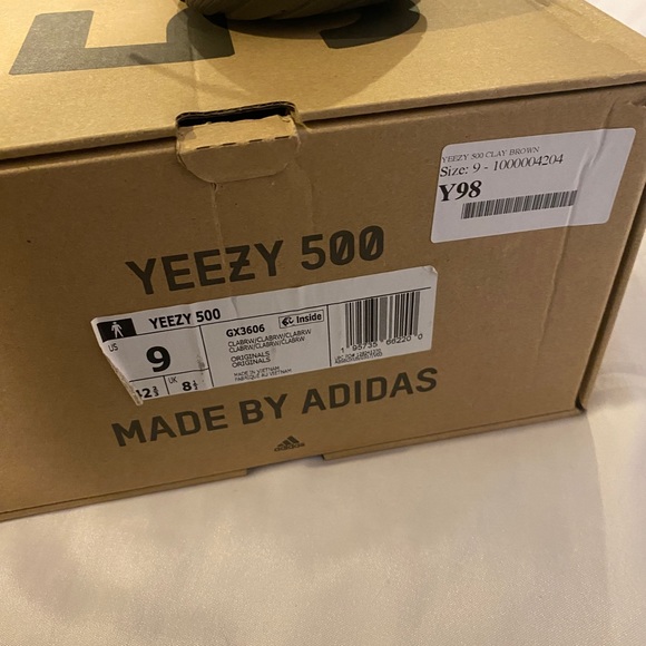 Yeezy 500 Clay Brown 9US - Picture 8 of 9